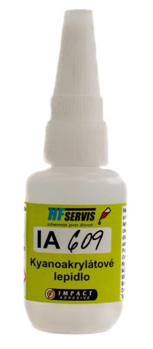 IA 609 / 20 ml - lepidlo na pryž a plasty