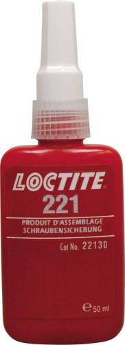 Loctite 221 / 50 ml - zajišťování šroubů nízko-pevnostní