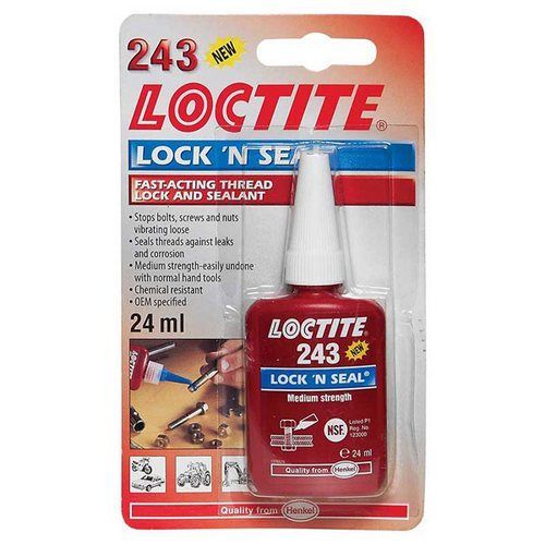 Loctite 243 / 24 ml - zajišťování šroubů středně-pevnostní