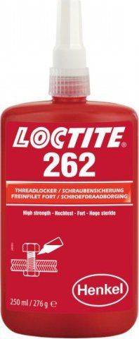 Loctite 262 / 250 ml - zajišťování šroubů vysoko-pevnostní