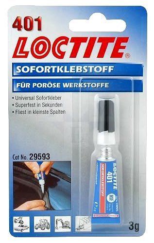 Loctite 401 / 3 g - vteřinové lepidlo-blistr