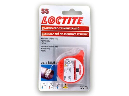 Loctite 55 / 50 m - vlákno závitové těsnění