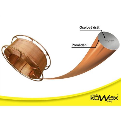 KOWAX Svařovací drát 1,2 G3Si1 / cívka 15 kg