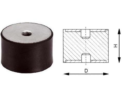 silentblok T3 50x40 - M 10